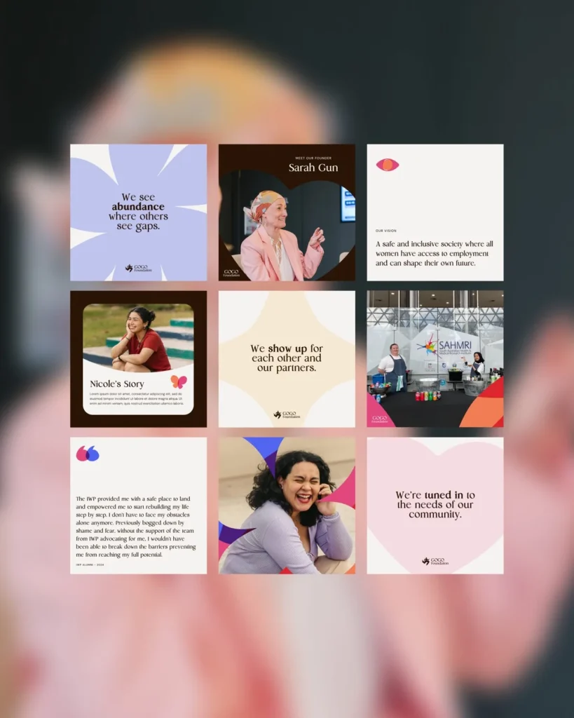 GOGO Foundation — Social Media Grid